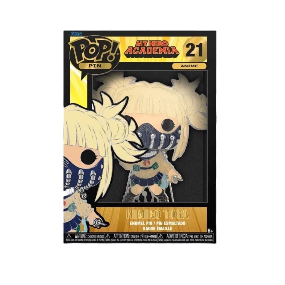My Hero Academia‎ 3 Inch Funko POP Pin Himiko Toga #21 Anime Enamel Pin NIB